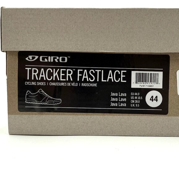 New Giro Tracker FastLace Mountain Bike Men\'s Shoes Flat Platform Brown